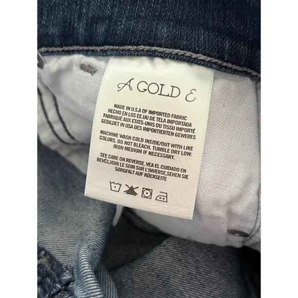 AGolde Jeans Womens Size 28 Sophie Ankle Skinny Blue Stretch - Picture 8 of 11